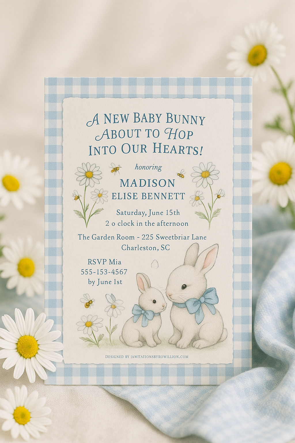 Bunny & Balloons Baby Shower